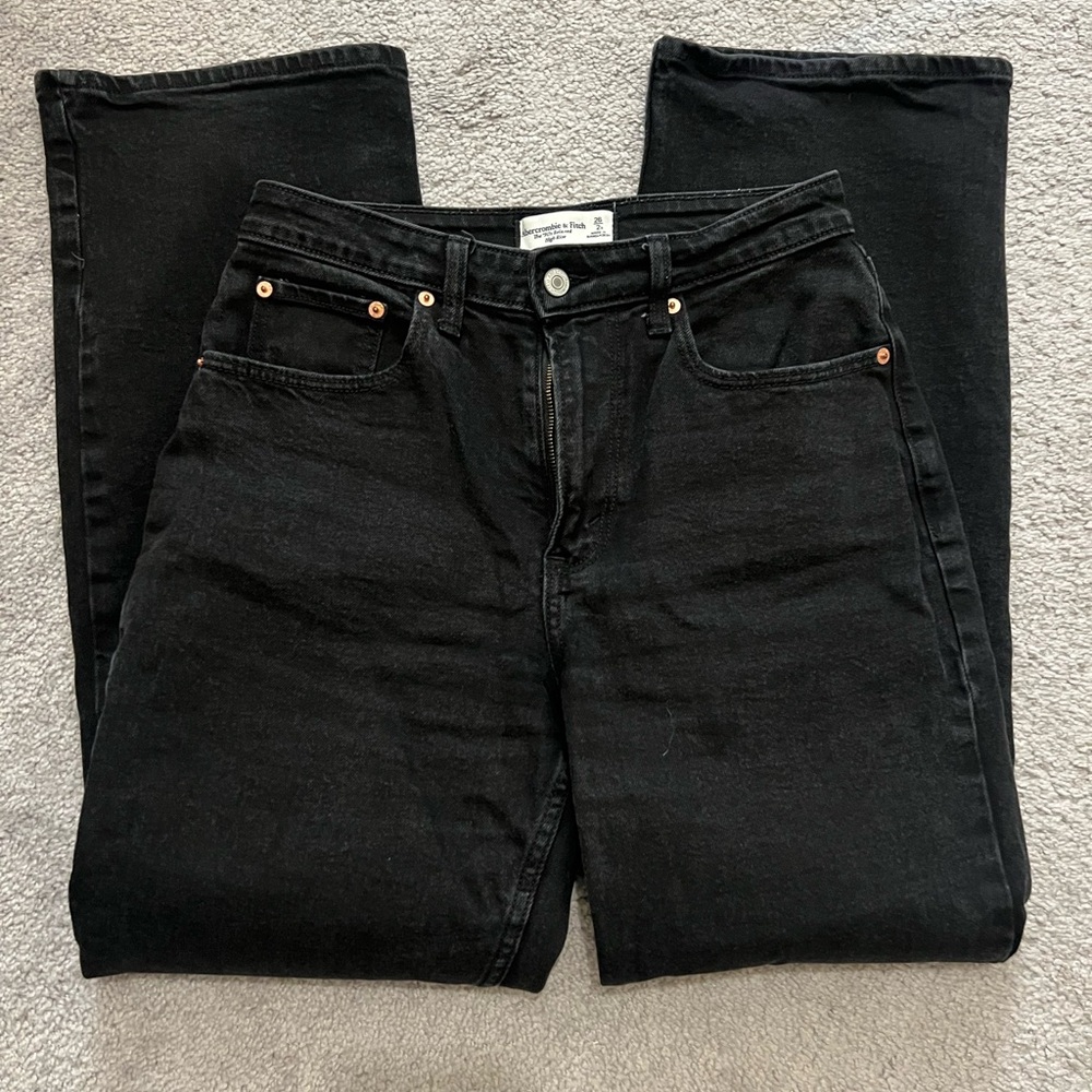 Abercrombie High Rise Women's Jeans- Black (Size 2/26)